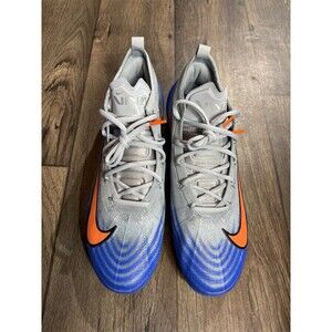 Nike Vapor Elite 1 Football Cleats Grey Blue Orange FB3288-001 Men’s Size 12